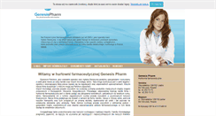 Desktop Screenshot of genesispharm.eu